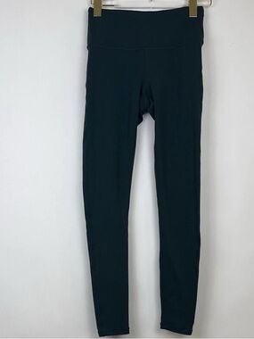 Prana Transform Emerald Green Athletic Workout Full Leggings Size XS